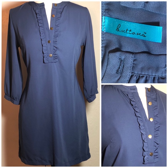 buttons Dresses & Skirts - Buttons Shirt Dress